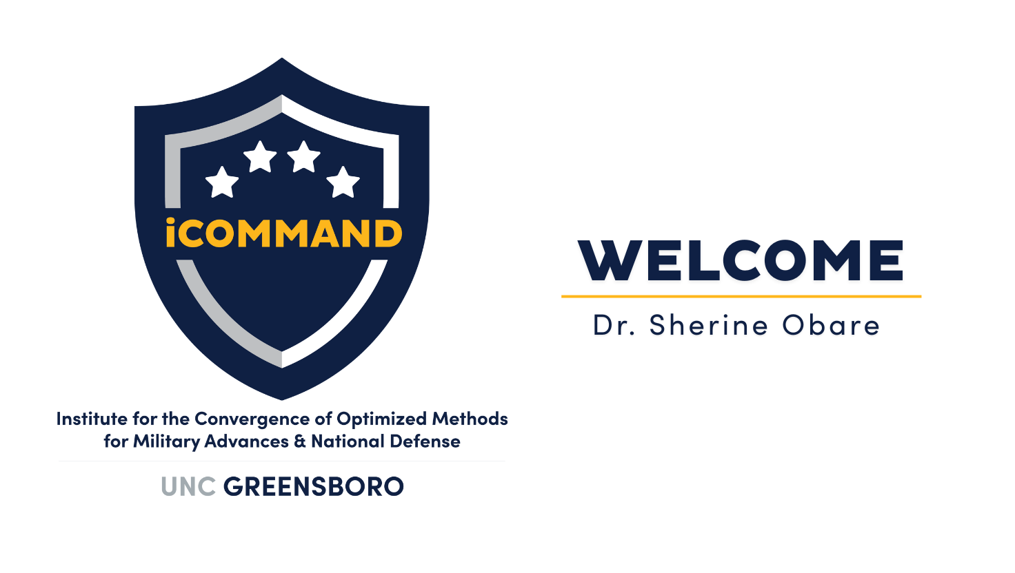 Welcome, from Dr. Sherine Obare